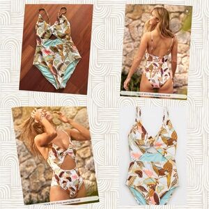 Aerie Bathing Suit - Women’s Small - NWOT - birds